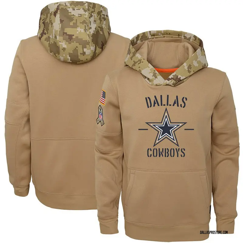 youth dallas cowboys salute to service hoodie