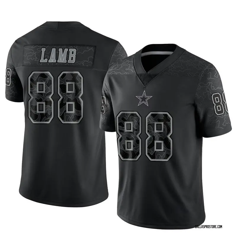 Black Men's CeeDee Lamb Dallas Cowboys Limited Reflective Jersey