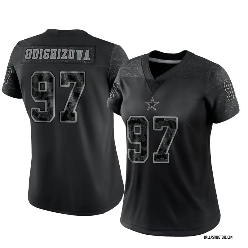 Osa Odighizuwa Dallas Cowboys Women's Black by Midnight Mascot T-Shirt 