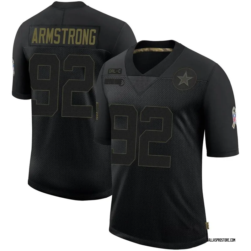 Dallas Cowboys Dorance Armstrong Jr. #92 Game Issued Navy Practice Jersey  52 87