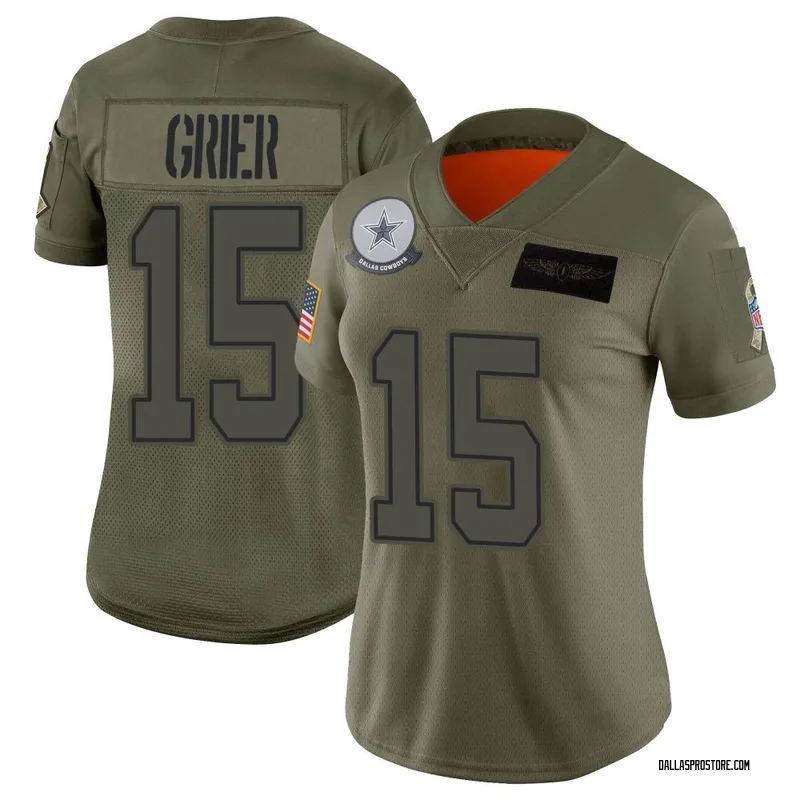 Womens Carolina Panthers Will Grier Camo 2019 Salute To Service Limited  Jersey - Dingeas