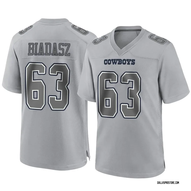 Cowboys Tyler Biadasz Jersey Draft White 63 Men's Limited Vapor 2020