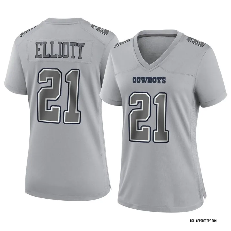 Men's Nike Dak Prescott Gray Dallas Cowboys Atmosphere Fashion Game Jersey