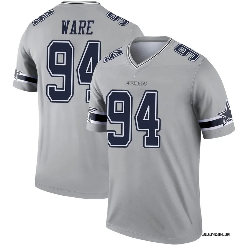 Gray Youth DeMarcus Ware Dallas Cowboys Legend Inverted Jersey