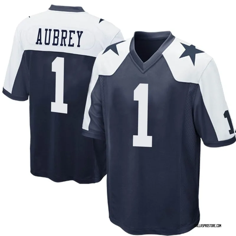 Brandon Aubrey Men's Nike White Dallas Cowboys Custom Game Jersey Size: 3XL