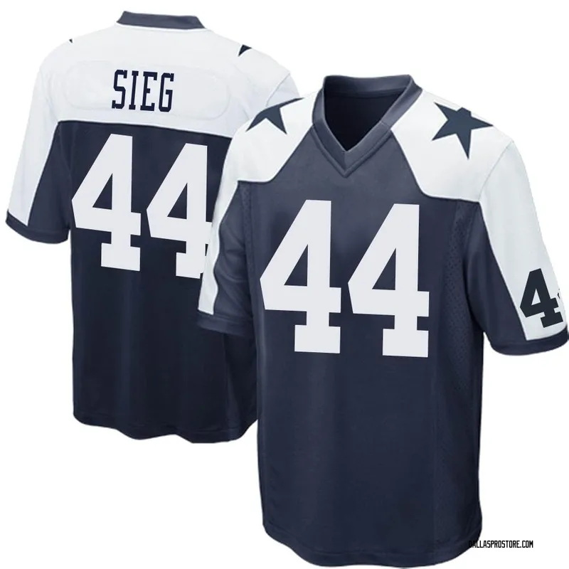 Nike Trent Sieg Dallas Cowboys Youth Legend Gray Inverted Jersey