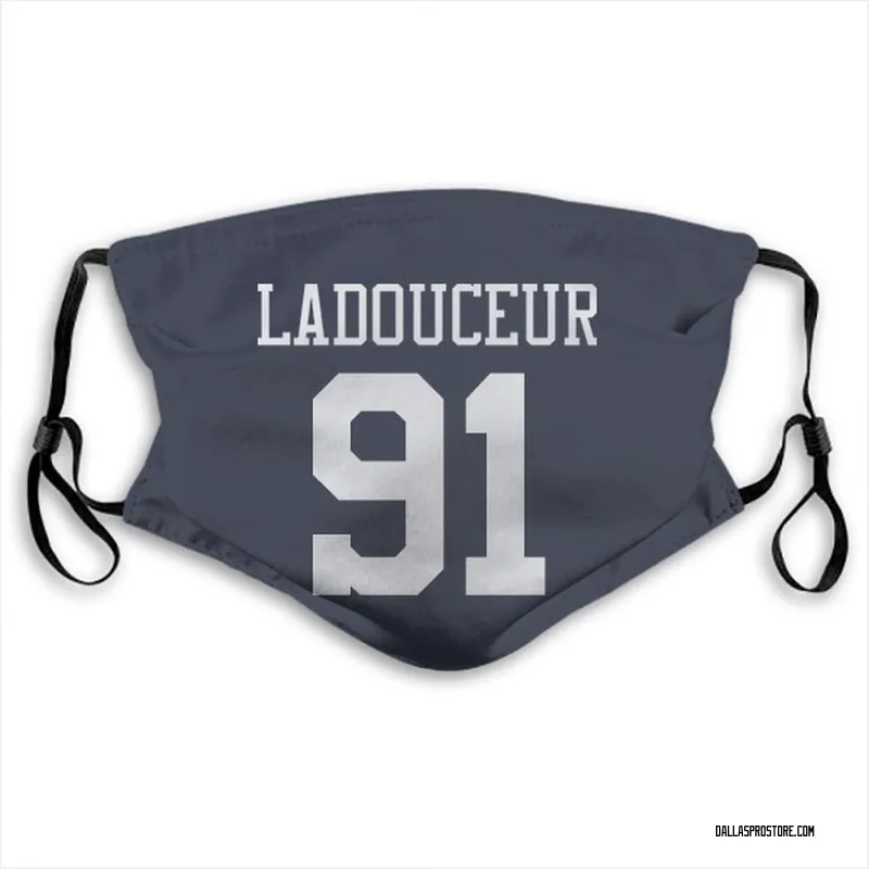 L.P. Ladouceur Dallas Cowboys Youth Gray Name & Number Logo T-shirt 