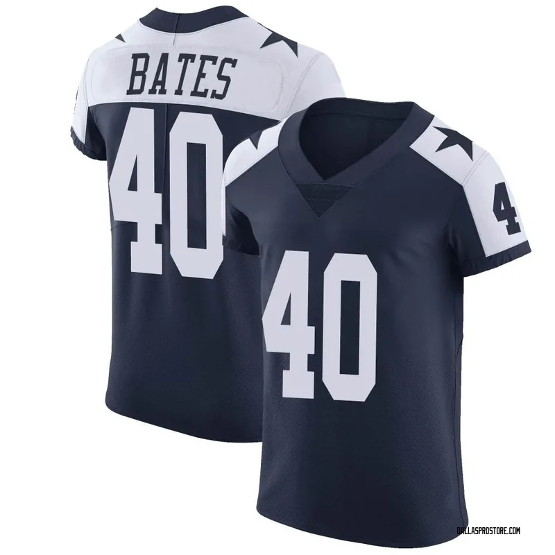 Navy Men's Bill Bates Dallas Cowboys Elite Alternate Vapor Untouchable Jersey