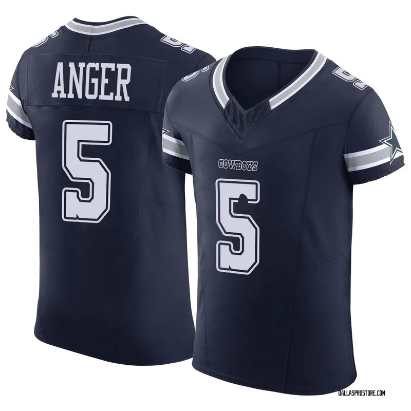 Bryan Anger Men's Nike White Dallas Cowboys Custom Game Jersey