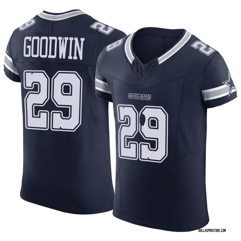 C.J. Goodwin Dallas Cowboys Men's Gray Name & Number Logo T-shirt 