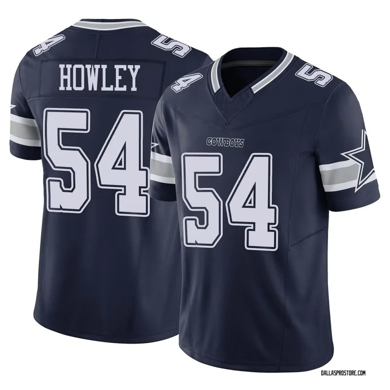 CHUCK HOWLEY Dallas Cowboys BLUE L/S Jersey M-5XL Unsigned Custom