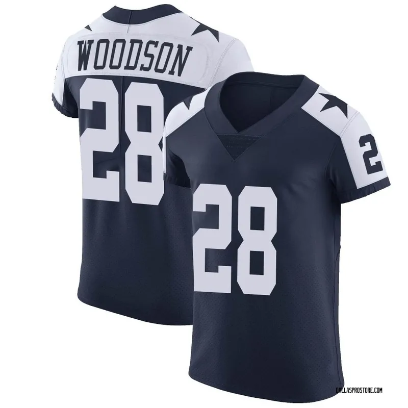 Darren Woodson Dallas Cowboys Men's Navy Pro Line by Branded Flanker  Tri-Blend Long Sleeve T