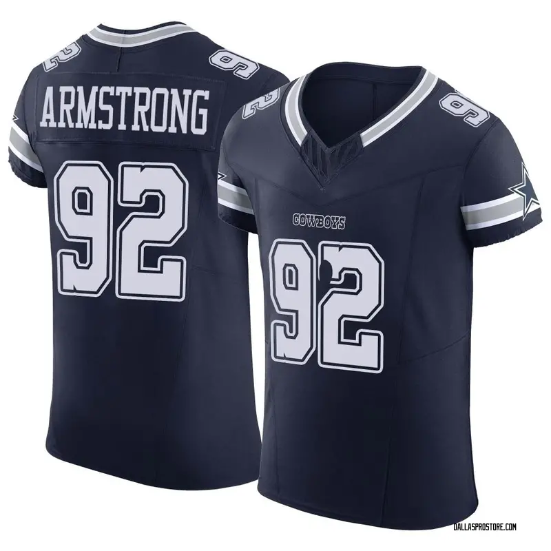 Dallas Cowboys Dorance Armstrong Jr. #92 Game Issued Navy Practice Jersey  52 87