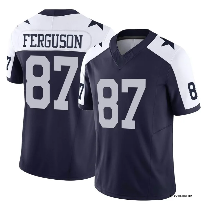 Jake Ferguson Dallas Cowboys Men's Legend White Color Rush T-Shirt