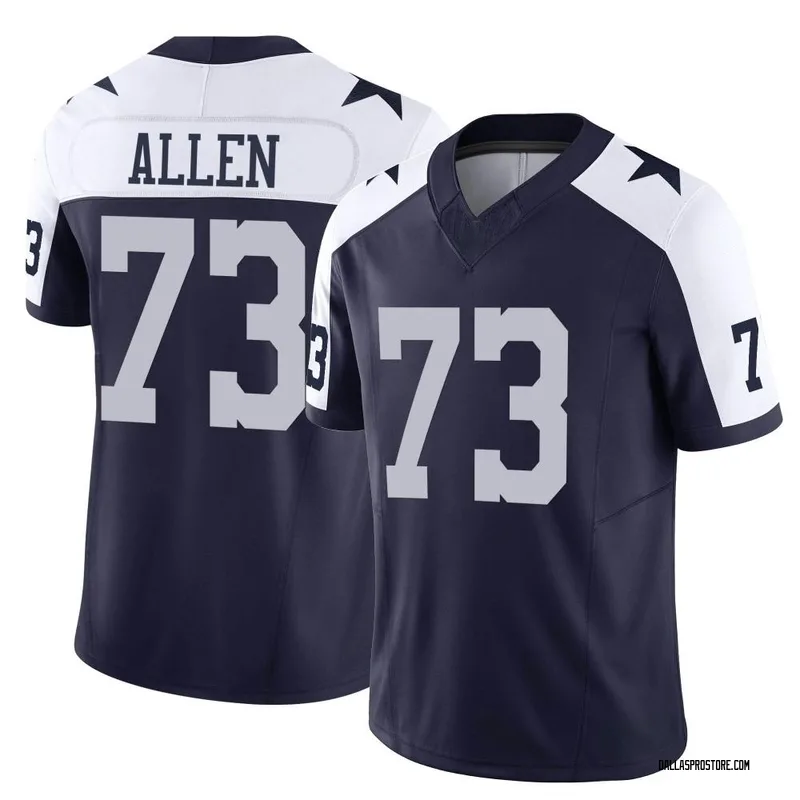 Unsigned Larry Allen Jersey #73 Dallas Custom Stitched White