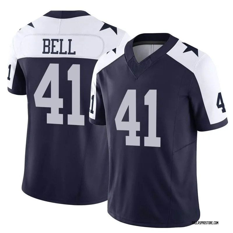 Personalized Dallas Cowboys Jersey Throwback Thanksgiving Limited Vapor Untouchable Navy Blue Youth's