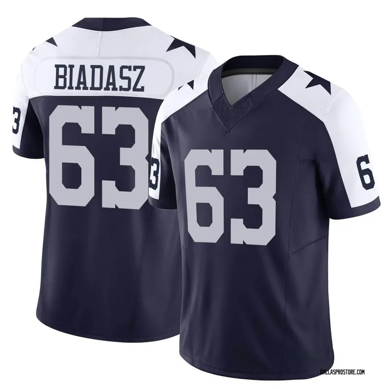 WI Badgers TYLER BIADASZ Signed Custom Replica Red Jersey AUTO - Cowboys -  JSA