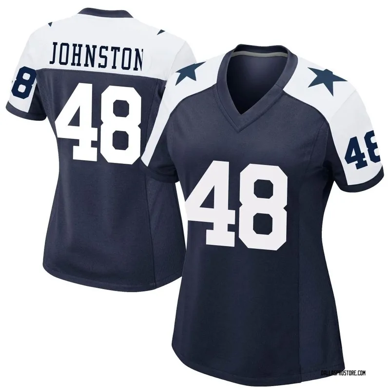 Navy Women's Daryl Johnston Dallas Cowboys Game Alternate Jersey