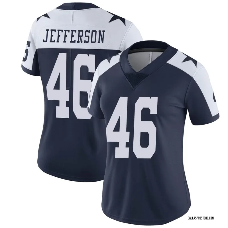 Malik Jefferson Dallas Cowboys Youth Gray Name & Number Logo T-shirt 