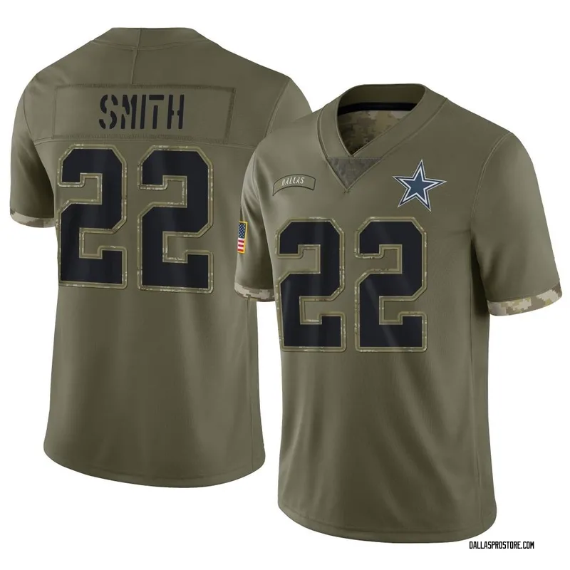 Emmitt Smith Dallas Cowboys Youth Legend White Color Rush T-Shirt