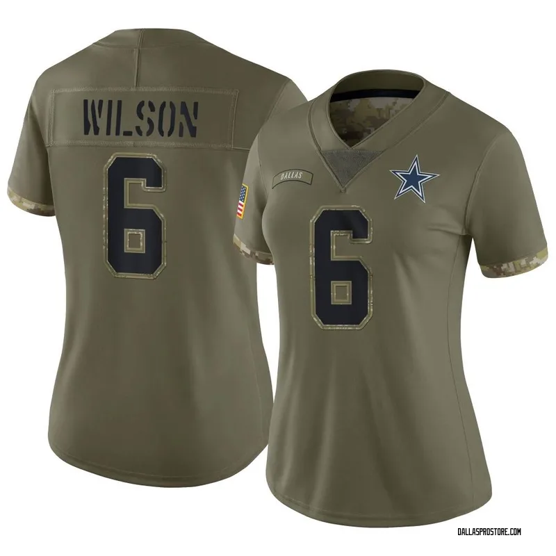 Donovan Wilson Dallas Cowboys Men's Legend White Color Rush T-Shirt