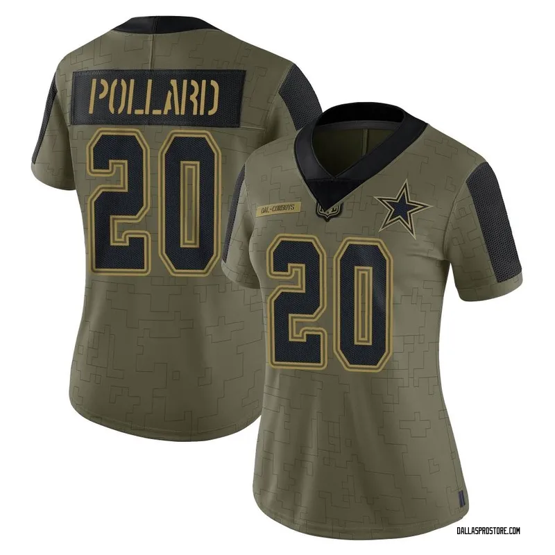 Dallas Cowboys NFL Official #20 Pollard Alternate Game Jersey in Blue, Size: L, Sold by Red Raider Outfitters