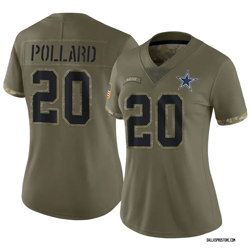 Dallas Cowboys NFL Official #20 Pollard Alternate Game Jersey in Blue, Size: L, Sold by Red Raider Outfitters