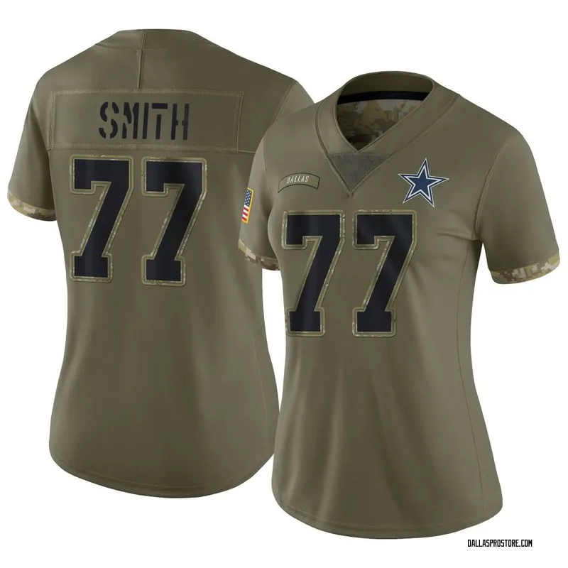 Nike Tyron Smith Dallas Cowboys Legend White Color Rush Jersey - Men's