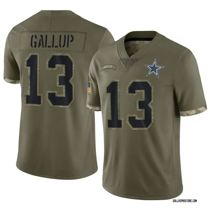 Michael Gallup Dallas Cowboys #13 Navy NFL Limited Jerseys