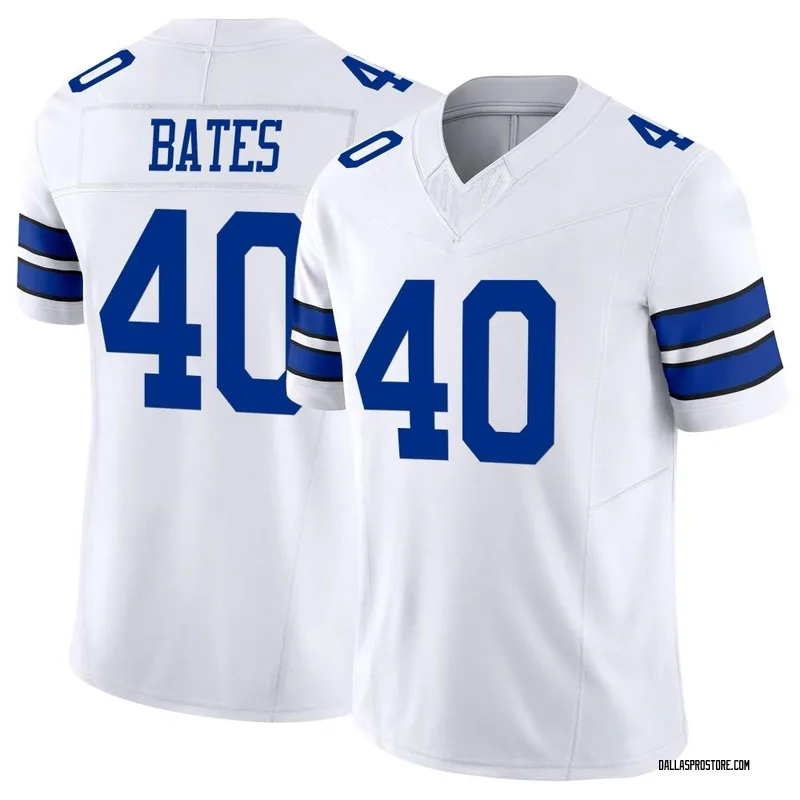 Nike Bill Bates Dallas Cowboys Limited White Color Rush Jersey - Youth