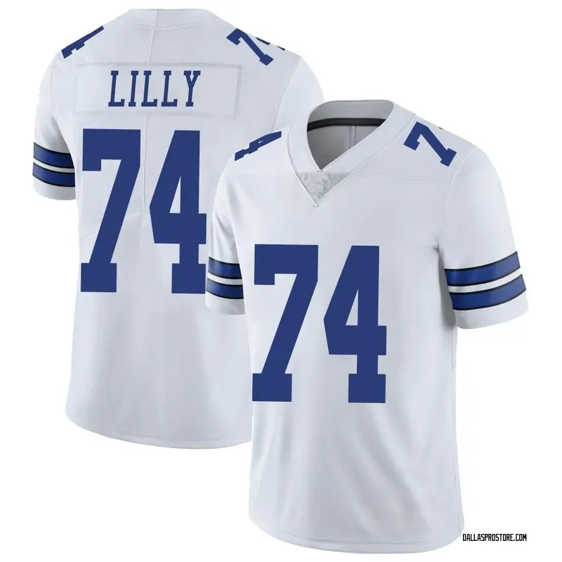 Personalized Dallas Cowboys Jersey Vapor Untouchable Limited White Men's