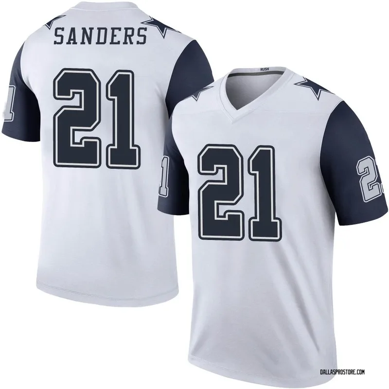 Black Men's Deion Sanders Dallas Cowboys Limited Reflective Jersey