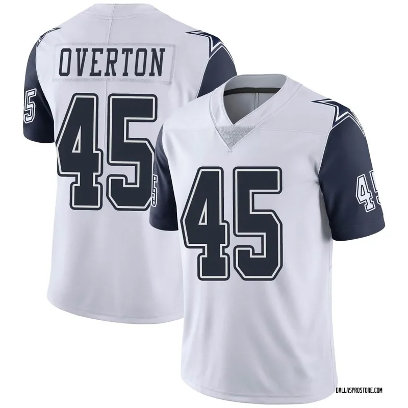 Nike Matt Overton Dallas Cowboys Men's Limited White Color Rush Vapor  Untouchable Jersey