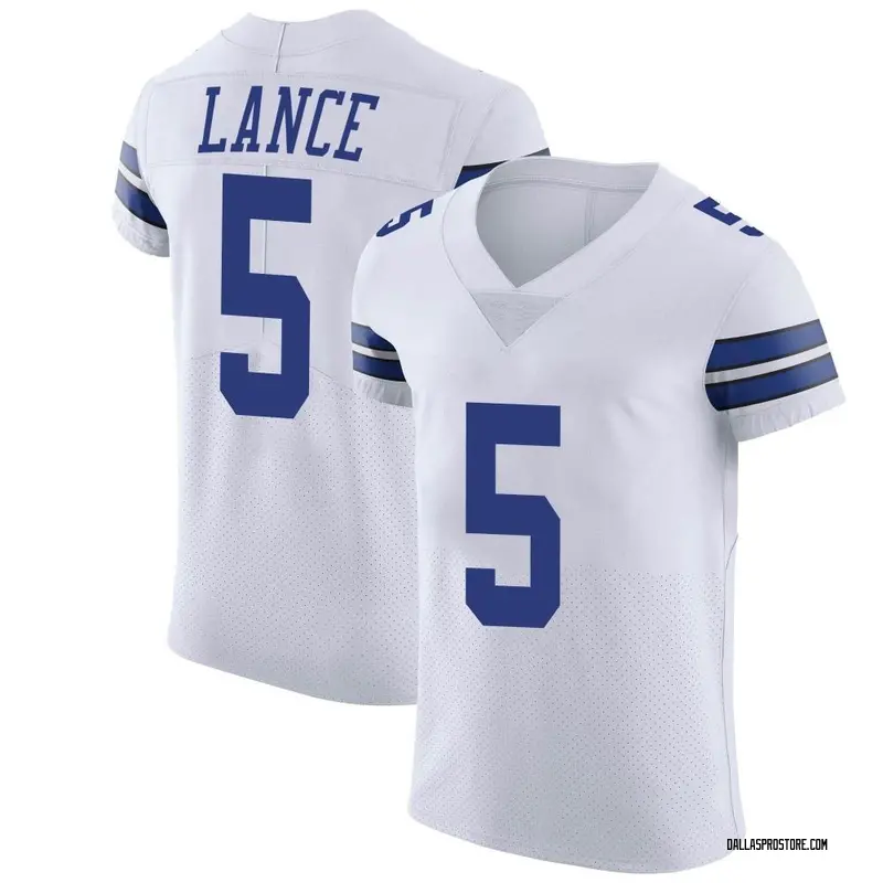 White Men's Trey Lance Dallas Cowboys Elite Vapor Untouchable Jersey