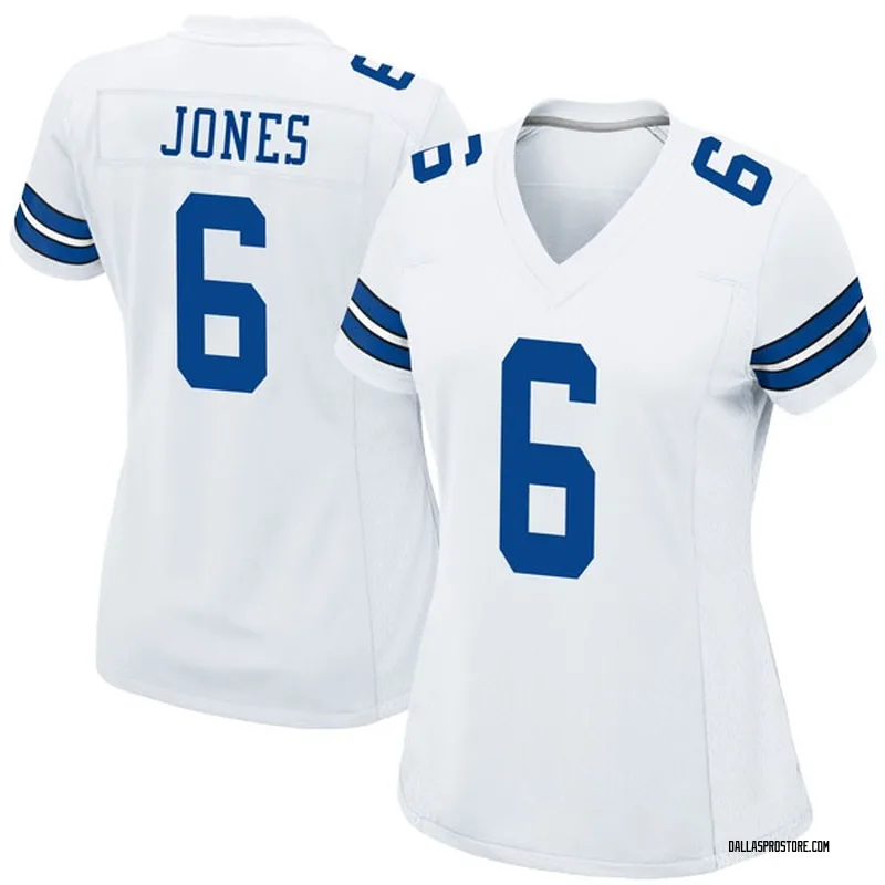 White Women's Chris Jones Dallas Cowboys Game Jersey