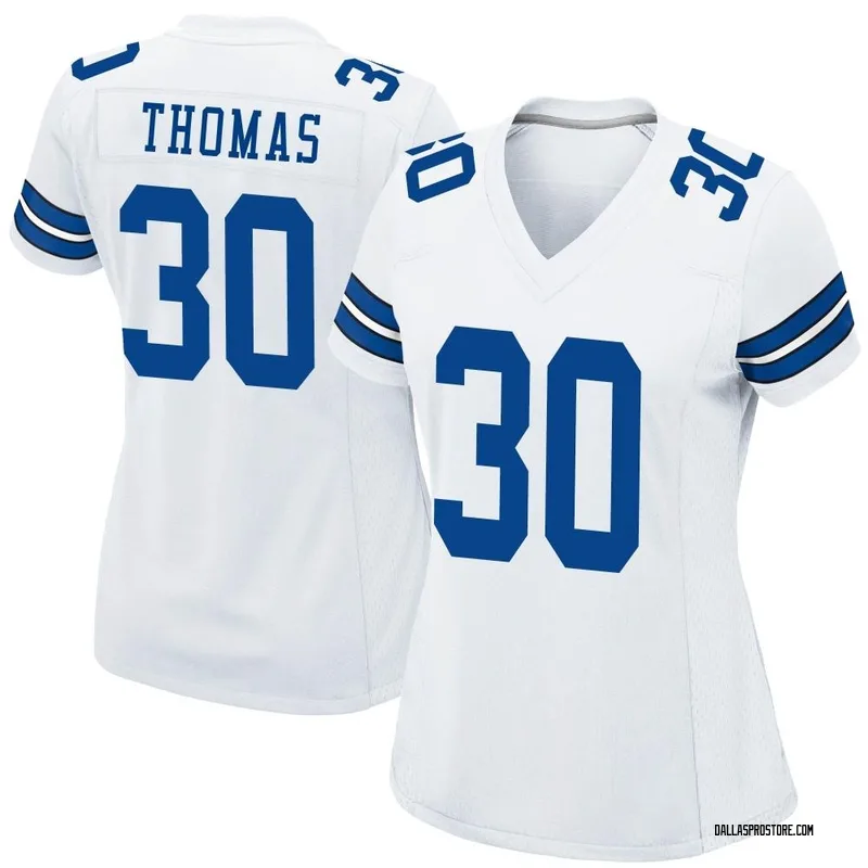 Juanyeh Thomas Dallas Cowboys Men's Legend White Color Rush T-Shirt