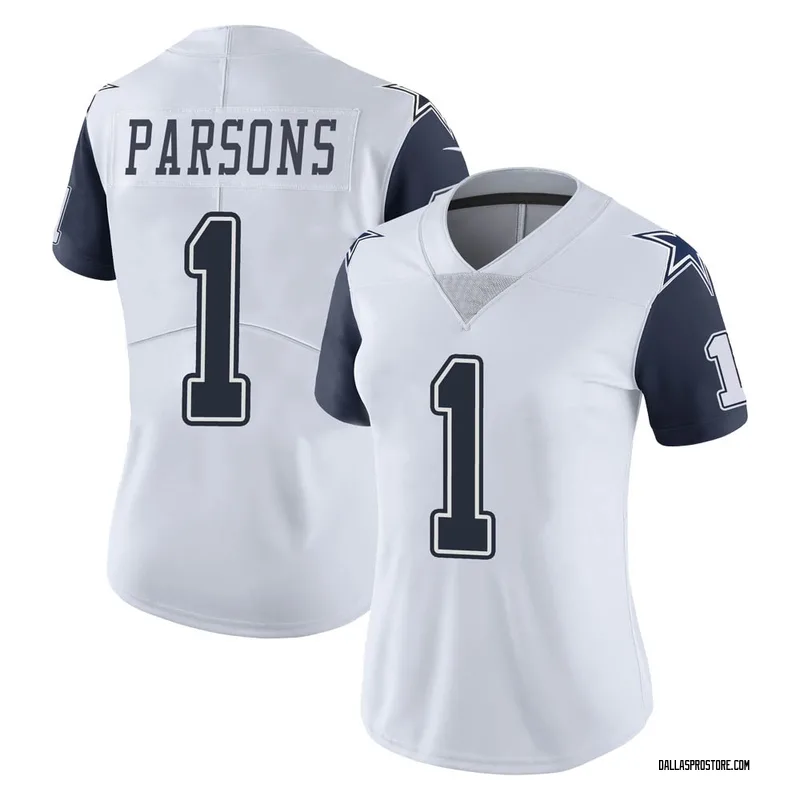 White Women's Micah Parsons Dallas Cowboys Limited Color Rush