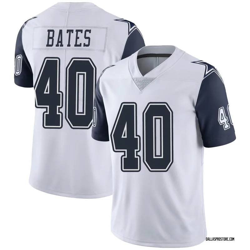 White Youth Bill Bates Dallas Cowboys Limited Color Rush Vapor Untouchable Jersey