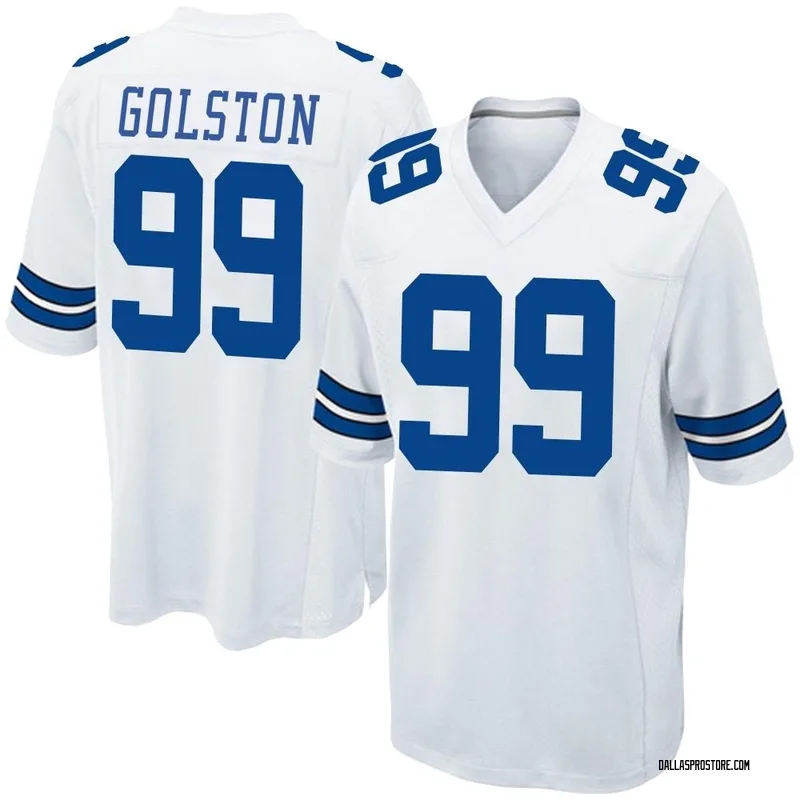 White Youth Chauncey Golston Dallas Cowboys Game Jersey