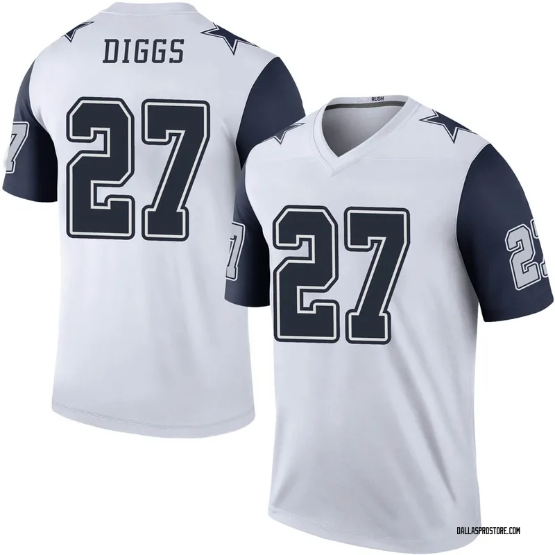 Trevon Diggs Dallas Cowboys Youth Legend White Color Rush T-Shirt